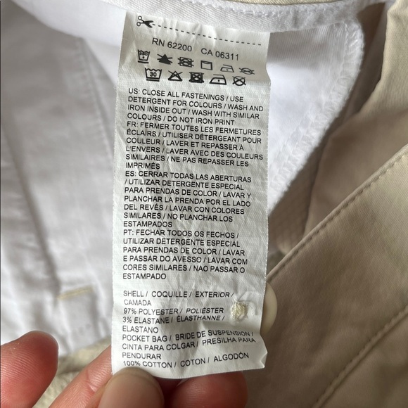 Puma Khaki Golf Shorts Dry Fit 11” Inseam Flat Front, Casual Work, Men’s Size M - Picture 5 of 11